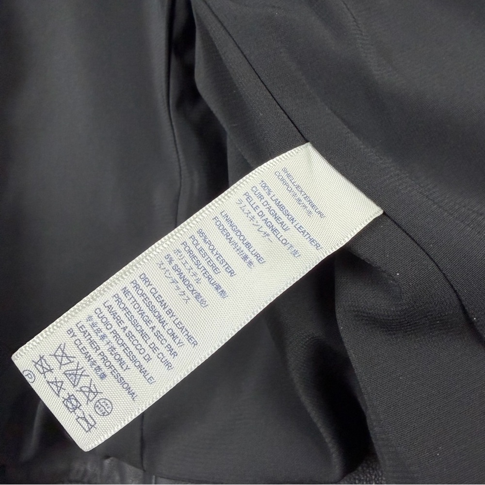 RARE Rebecca Minkoff Wes Love‎ Doves Moto 100% Lambskin Leather Jacket - Picture 5 of 9